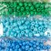 Round size 6/0 "Bright colors" 7 colors x 10 grams
