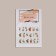 Slider - Nail Design "Summer Flowers", packing 6 pcs, multi -colored