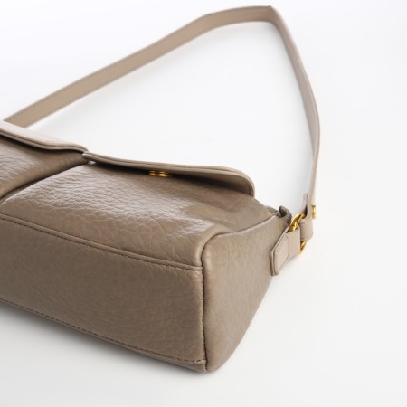 Female bag Textura, average size, beige-gray color-6