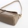 Female bag Textura, average size, beige-gray color