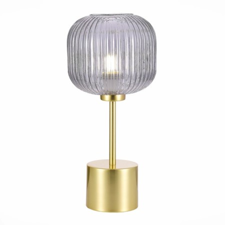 ST LUCE bedside lamp. SL1154.304.01. Gran. 1x60 watts, E27, 20x20x44 cm, brass color-3