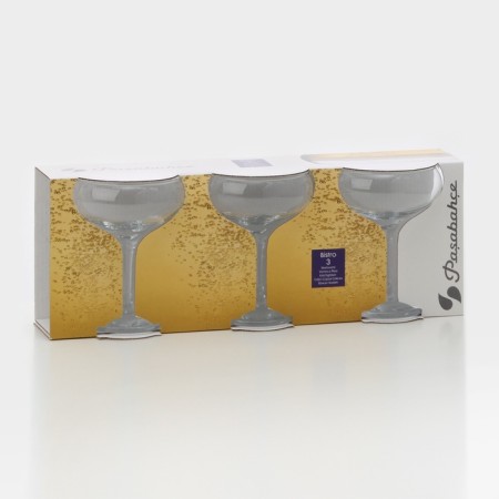 A set of glass glasses for champagne Bistro, 260 ml, 3 pcs-6