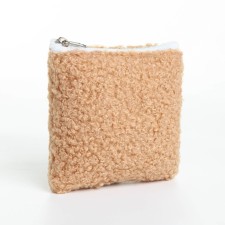 Lightning wallet, beige color