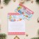 Postcard "Letter from Grandfather Frost" Bear, Bunny, 21.5 x 30 cm