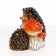Garden figure "Hedgehog with a hedgehog" 47x60x50cm