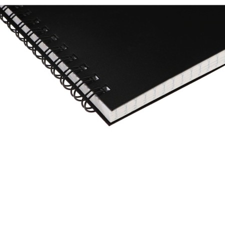 Notebook on the crest A4 48 sheets in the Calligrata cage black, plastic cover, offset block-2