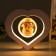 Table lamp "Heart Levitation" Led usb pink 24x22 cm Risalux