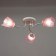 Chandelier 1341002/3PK E27 15W white-pink Bayerlux