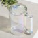 Rainbow mug, glass, 320 ml