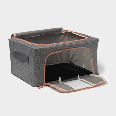 COFR for storing things of the Monet Dolyan, 39 × 29 × 20 cm, color gray color-5