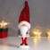 Polystone souvenir "Grandfather Frost in a blue fur coat, a cap with tinsel" 21x5.8x4 cm