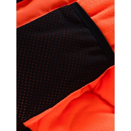 Ski costume for a boy, height 140 cm, orange color-10