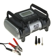 Car compressor AVS KE350el, 35 l/min, 12 V, lantern, electronic display, pressure limiter