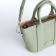 Bag Female Tout with zipper, green color