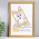 Photo frame plastic "reed" 21x30 cm, gold