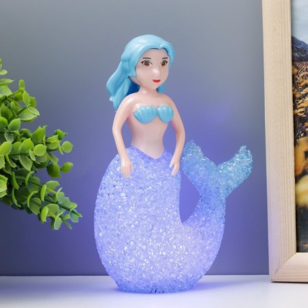 Nightneck "Little Mermaid" Led RGB from 3xlr44 mix 10x10x15.5 cm Risalux-2