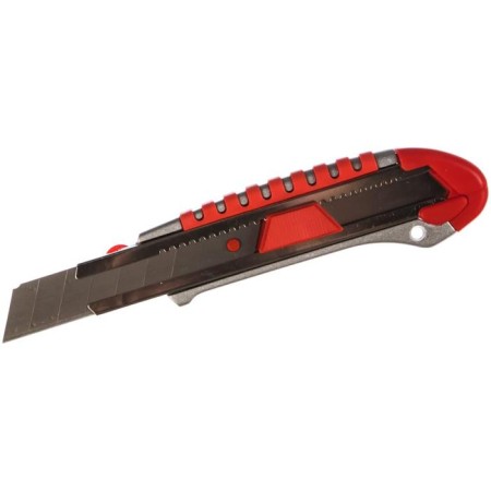 Rexant 12-4918 knife, additional lock, segmented blade, 25 mm