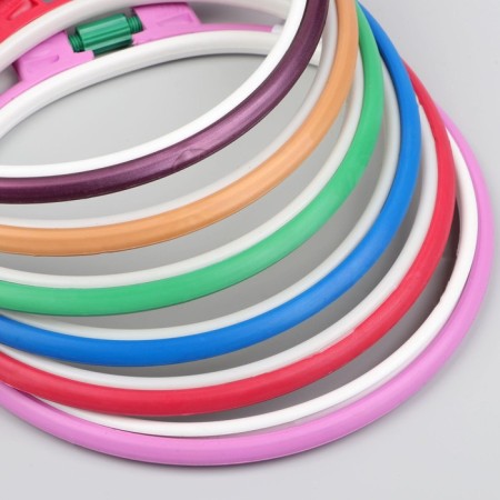 Embroidery hoops, d = 16 cm, color mix, price per 1 piece-3