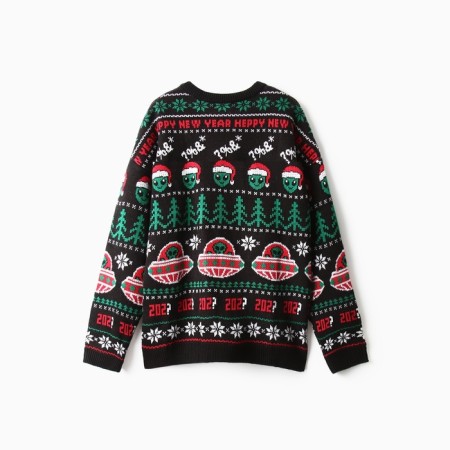 New Year. Knitted jumper KAFTAN "UFO" size 54-8