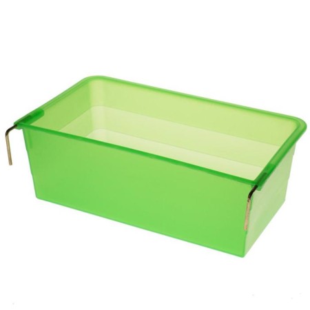 The feeder-shell is hung, 1.4 liters, plastic, green-1