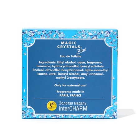 Tuale water for women Magic Crystal Blue, 60 ml-3