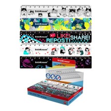 Line 15 cm design Erichkrause, mix of 5 designs, in the box-display box (universal)