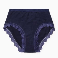 Women's panties, dark blue color, size 56-58