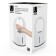 Liquid soap dispenser automatic umbra rain, 414 ml, white color