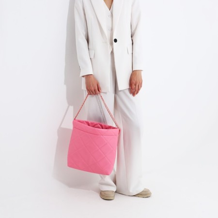 Bag-bag without fastening, pink color-6