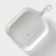 A dish of heat-resistant ceramics for feeding Magistro "Shipyard-Grille", 23 × 16 × 3 cm, white color