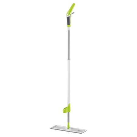 Swabbra with a sprayer Pioneer MS024, 36x11 cm, 260 ml, handle 135 cm, white color with green