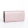 Women's wallet on the button, lavender color