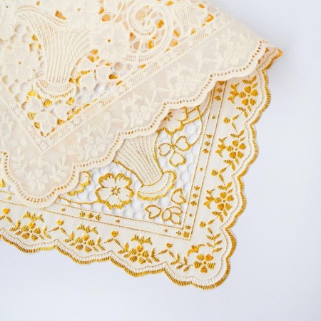 Towa Grace napkin, openwork, 30x45 cm, color gold-3