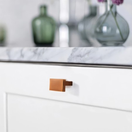 Furniture handle CAPPIO RT202, coffee color, 8 pcs.