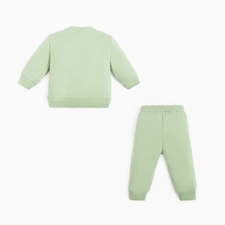 Costume: sweatshirt and pants crumb I am Street Style, height 80-86 cm, green-7