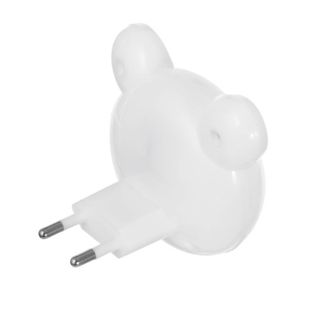 Panda nightlight with a light sensor, 4_LED x 1 W, 9 cm (220V) White Risalux-3
