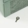 Casket to the leatherette for decorating the chest "Green" combined 23.5x16.5x14.5 cm