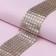 Ribbon with imitation of rhinestones, 4 cm, 9 ± 1 m, gold color