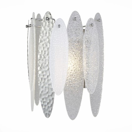Sconces st. SL1224.101.02. Lastra. 2x60 watts, E14, 24x36 cm, chromium color-3
