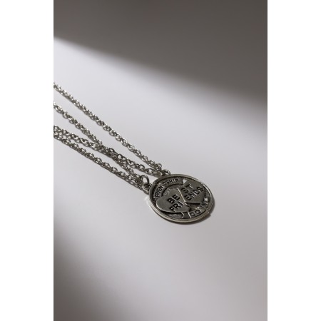 Kulons "Uenubles" Best Friends, Circle, Color Black Silver, 47 cm-2