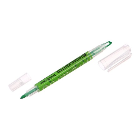 Textbook marker 0.5-3.5 mm Erichkrause Visioline V-16 zoom neon, bilateral, green neon, water-based ink-3