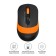 Mouse A4Tech FSTYLER FG10S Black/Orange optical (2000DPI) Silent Wireless USB for 102944