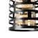 Lamp Bayerlux 2105/1bk E27 40W Black 12x12x100 cm