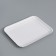 Disposable plate "white" cardboard, 21 x 17 cm