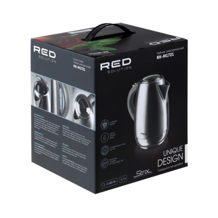 Electric kettle Red Solution RK-M1721, metal, 1.7 l, 2100 watts, silver-8