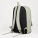 Youth backpack on lightning from textiles, 2 pockets, green color