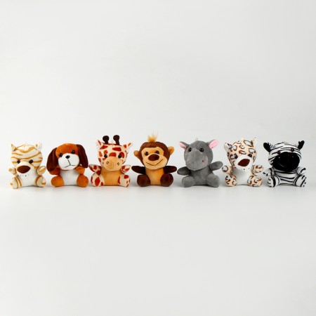 Training cards with a soft toy "Beasts"-2