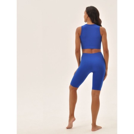 Women's bicycles in the Rubchik Short Leggings Rib, size 42-44, blue color-4