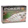 Plastic playing cards 54 pcs, 28 μm, map 6.5 x 9 cm, black