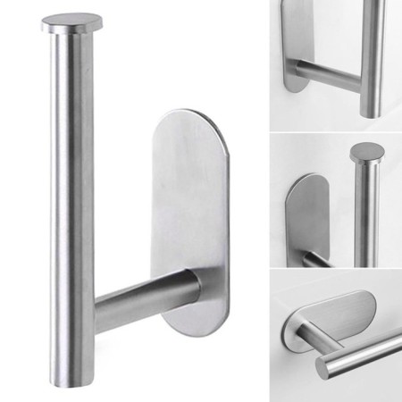 Toilet paper holder, stainless steel-4